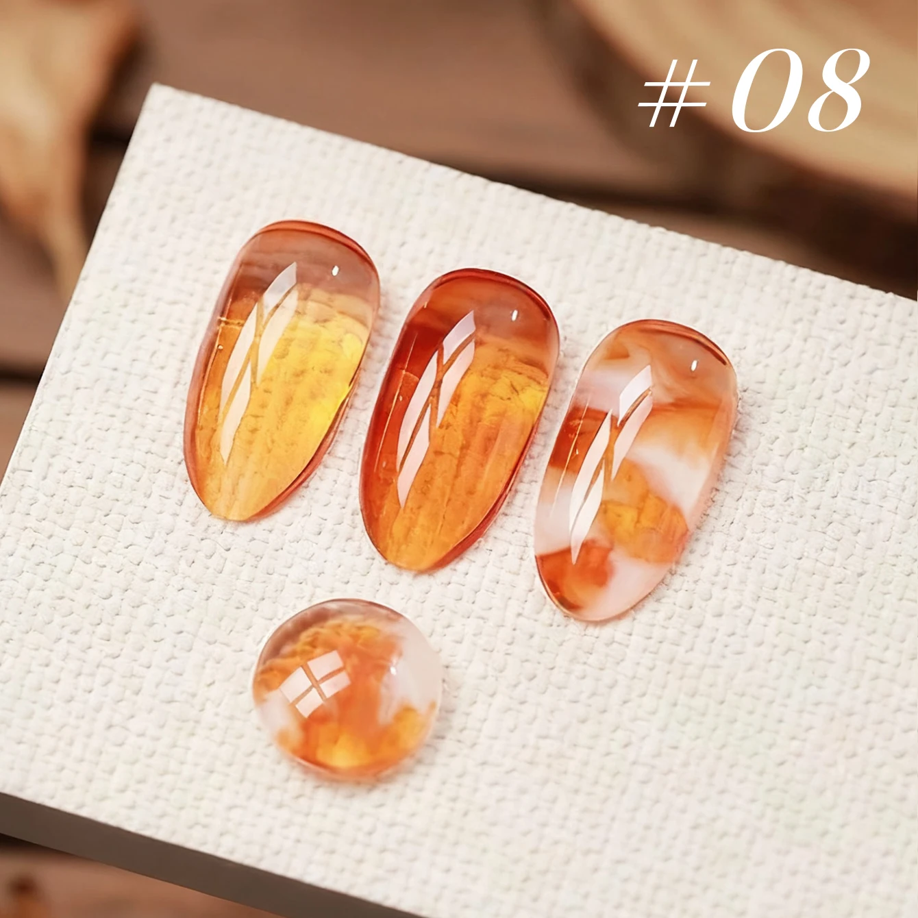 MIANEL 10ML Herbst-Nagel-Tintenfarbe Jelly Gel Nagellack 2026 Neu Maillard Schildpatt-Amber Gel-Lack Schwarze Nägel 1-8 Stück – Detail 29