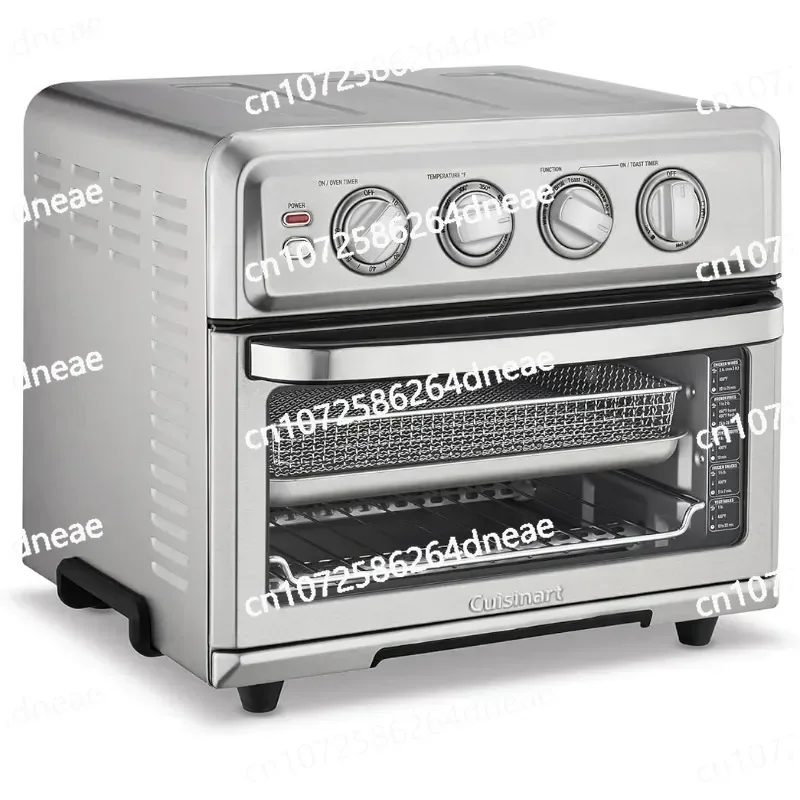 

Аэрофритюрница Cuisinart + конвекционный тостер, духовка 8-1 с опциями запекания, гриля, жарки и разогрева, нержавеющая сталь, TOA-70