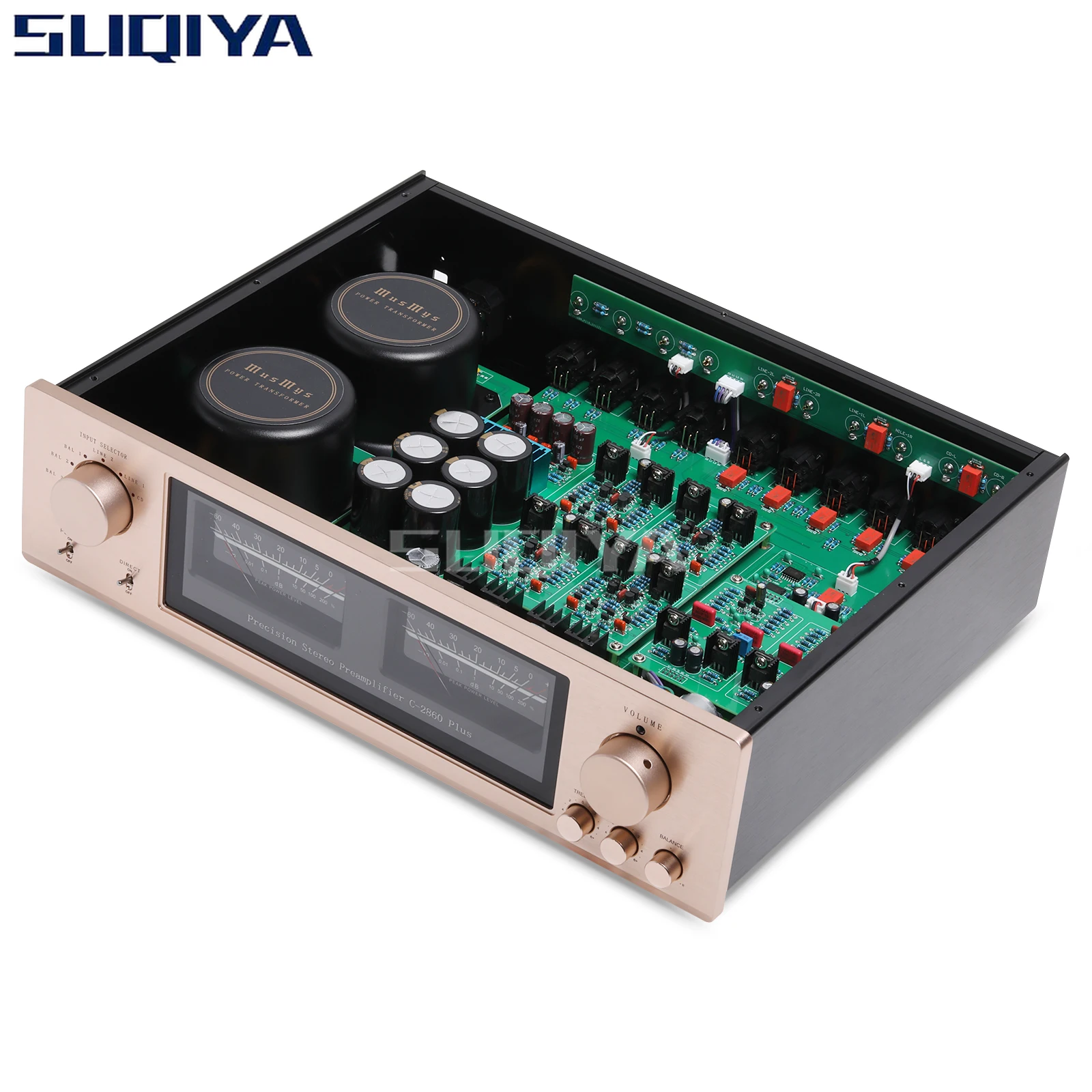 SUQIYA-Reference Accuphase C-2860 Plus Fully Balanced Preamplifier HiFi Audiophile Preamplifier with Remote Control