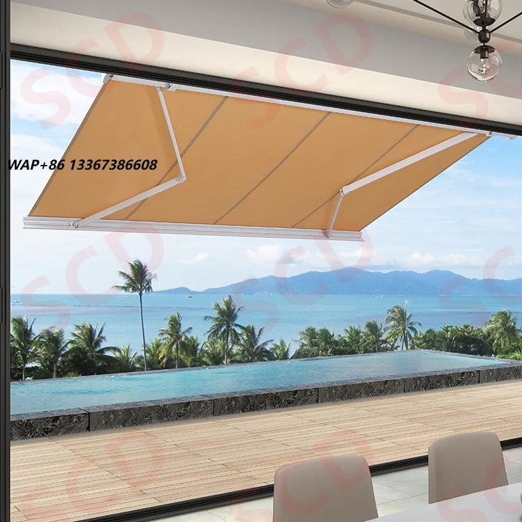 High Quality Awning Manufacturers China Awnings China Patio Customized Aluminum Retractable Half Cassette Awning