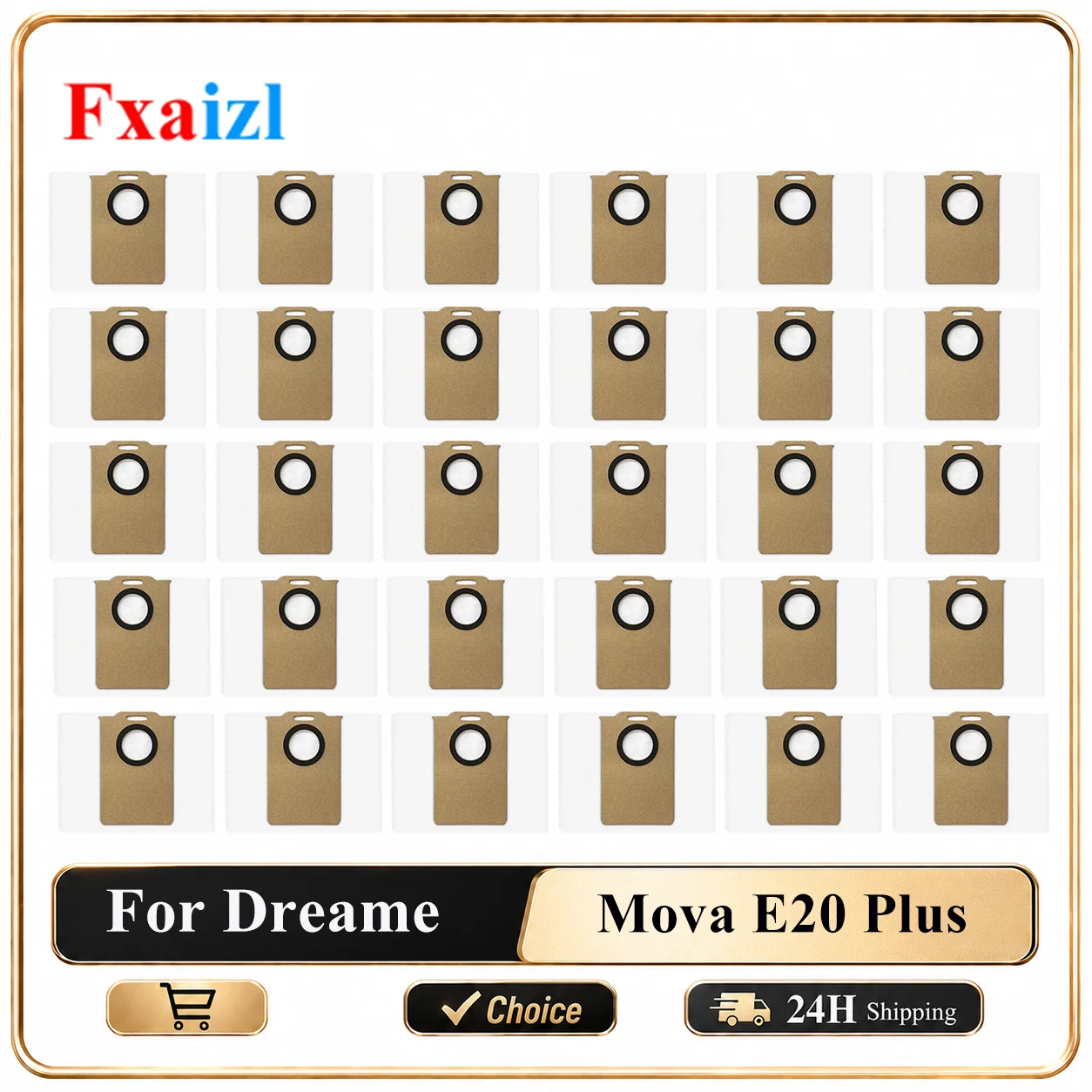 Passend für Mova E20 Plus, Proscenic Q8 Max, Trouver E20S Pro Plus, Cecotec Conga 7690/ Conga M20, Vision PRO Staubbeutel