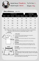 New Jordan Style Men's 2 Piece Set Summer Black Short Sleeve T Shirt Shorts Casual Sports Tracksuits Plus Size S-4XL 6
