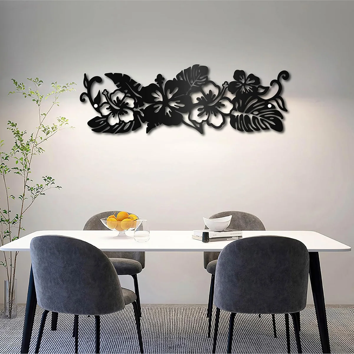 ديكور حائط معدني متعدد معلق للمنزل - الحمام غرفة المعيشة حديقة مكتب ريفي ديكور جدار معدني