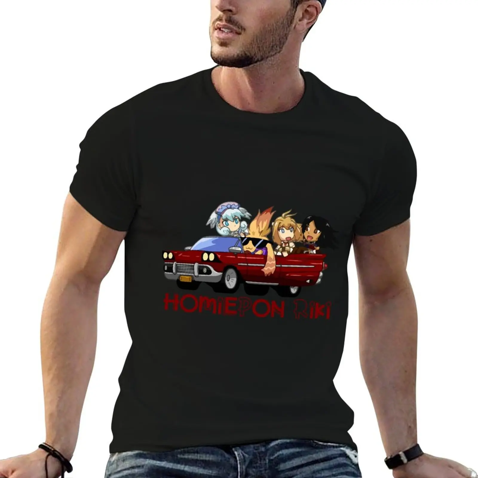 Xenoblade riki 2 T-Shirt Fashion Casual Short Sleeve Top
