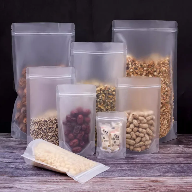 ถุงซิปล็อคแบบตั้งได้ 100 ชิ้น, - Food Snacks Brands บทวิจารณ์และราคา