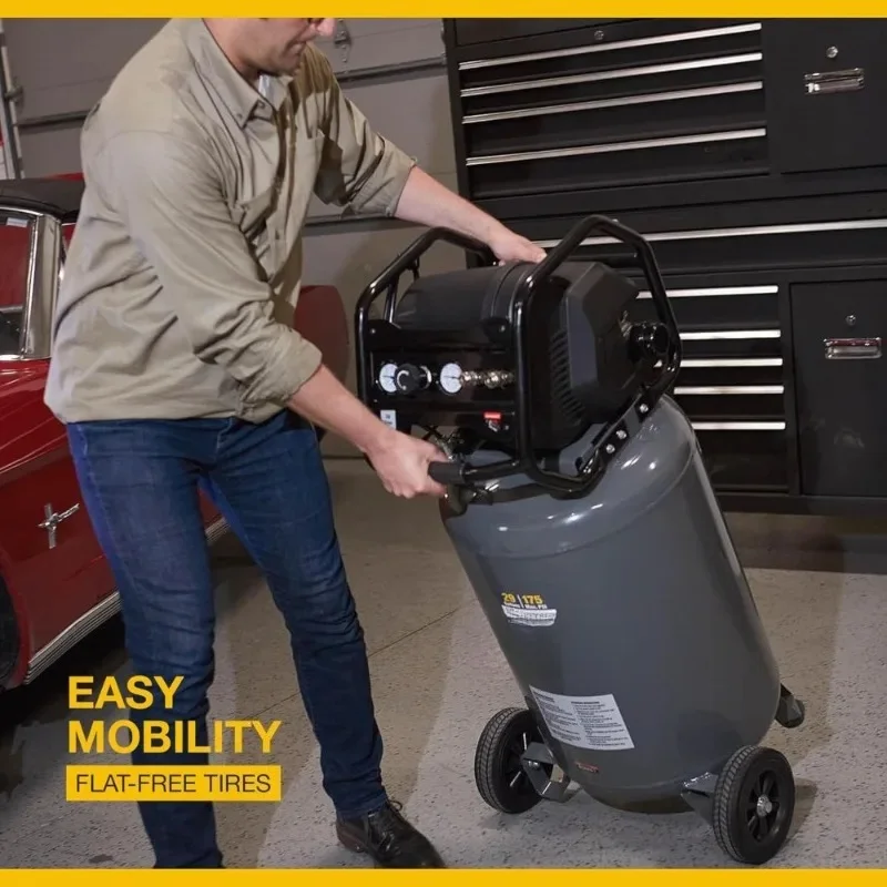 29 Gallon Air Compressor 2.5 HP 120V 175 PSI Industrial Electric Portable Stationary