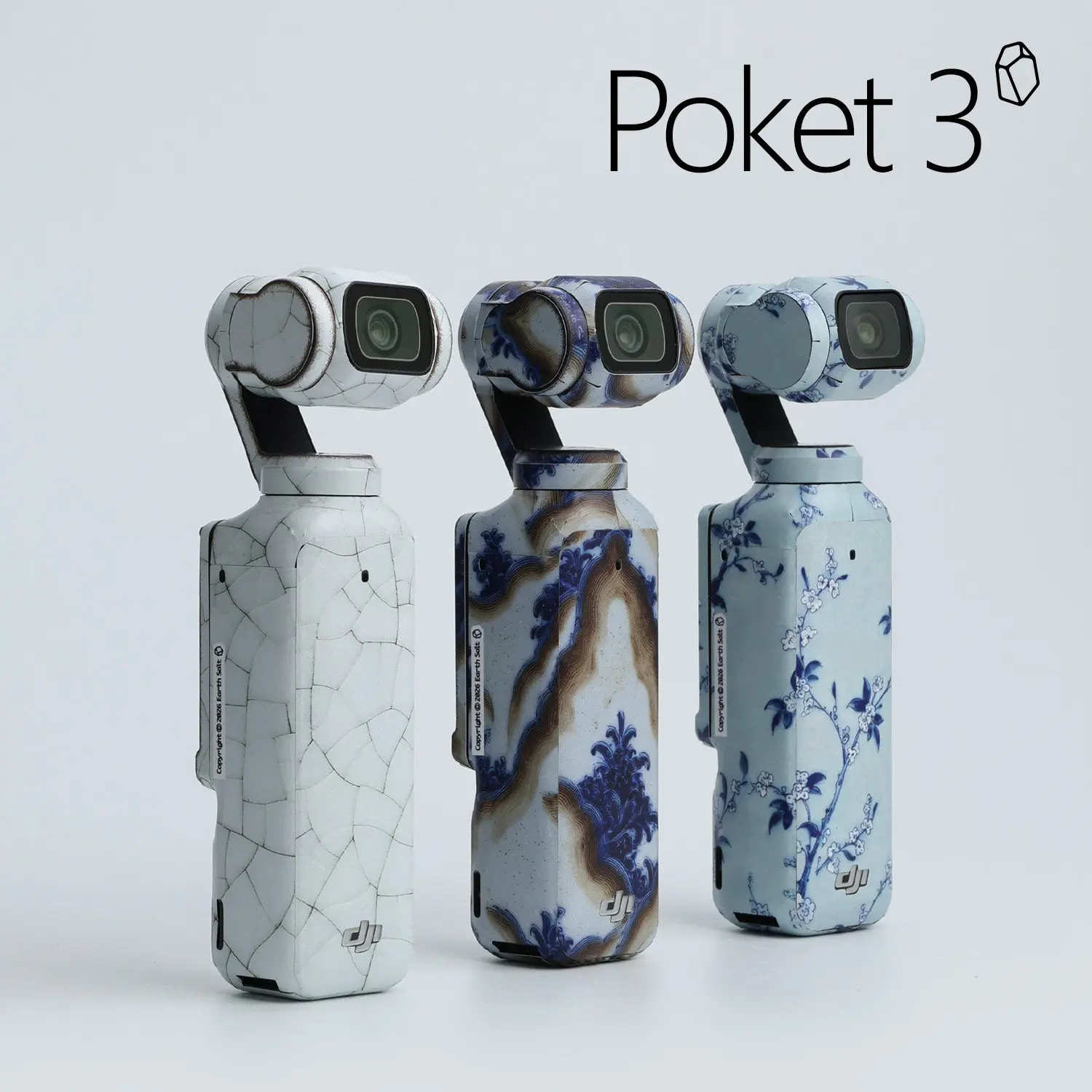 

Цветные защитные пленки-наклейки 3M для стабилизатора DJI Pocket 3, аксессуары для ручного гимбала