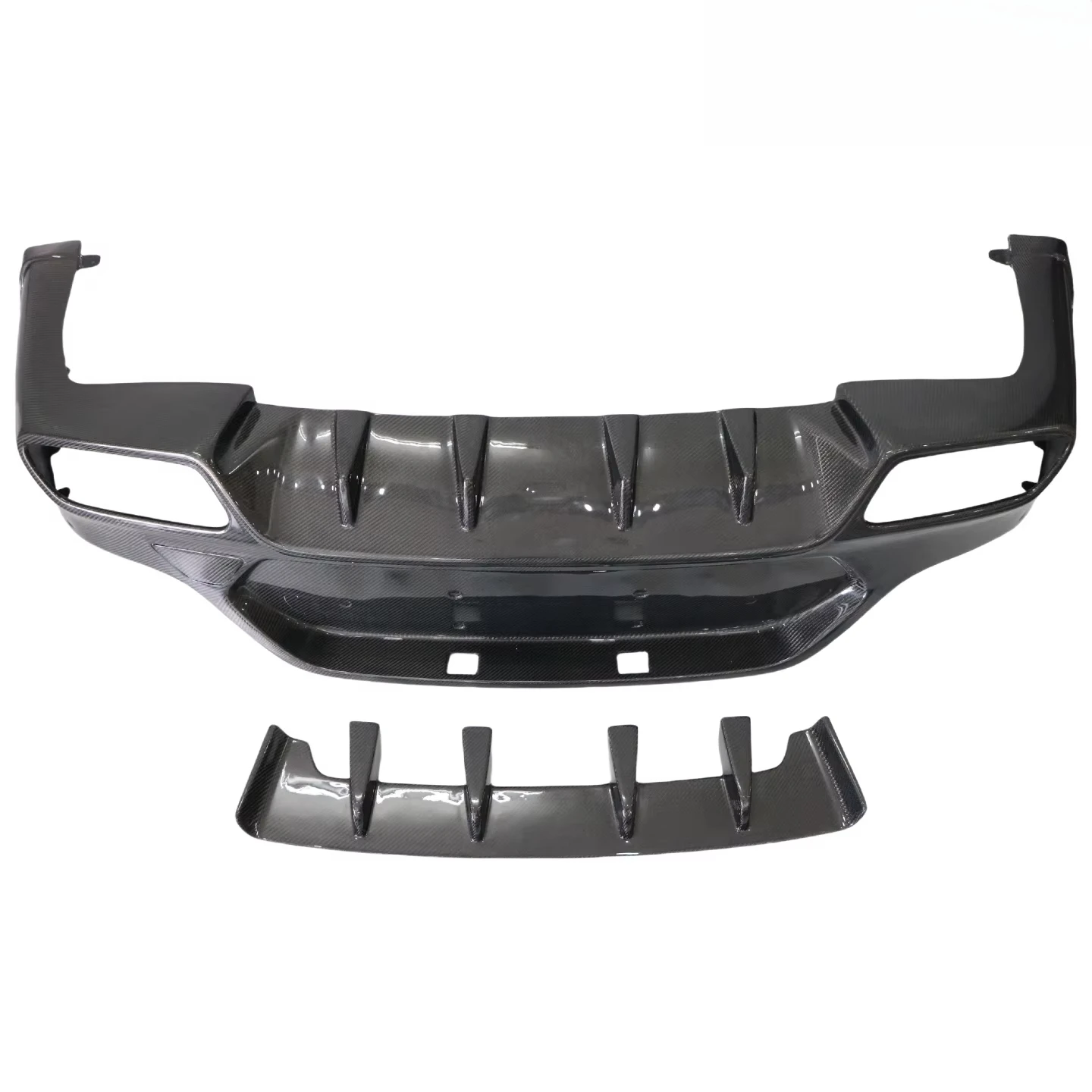 

Factory Outlet Upgrade Body Kits for Mercedes Benz GLC Coupe C253 W253 3K Carbon Fiber Rear Bumper Lip Rear Lip Rear Diffuser