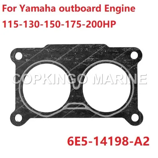 Junta de carburador para fueraborda Yamaha 115-130-150-175-200HP B115 C115 D150 00-03 V150 6E5-14198-A2 6E5-14198-A1