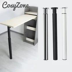 Heavy Duty Folding Table Legs Adjustable Telescopic Bar Leg Cold Rolled Steel Dining Desk Foot Bracket Furniture Hardware