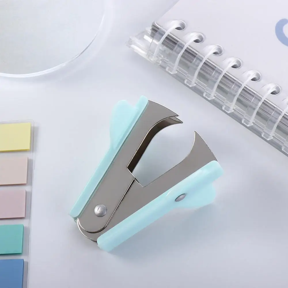 Macaron Color Staples Removal Tool Mini Staples Remover Less Effort Staple Extractor Multifuntional Nail Out Staples Puller