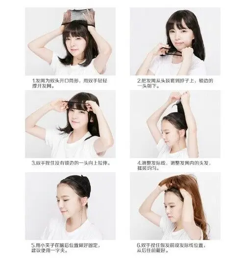 Pelucas de mujer Peluca de pelo completo recta larga gris negro natural para mujer