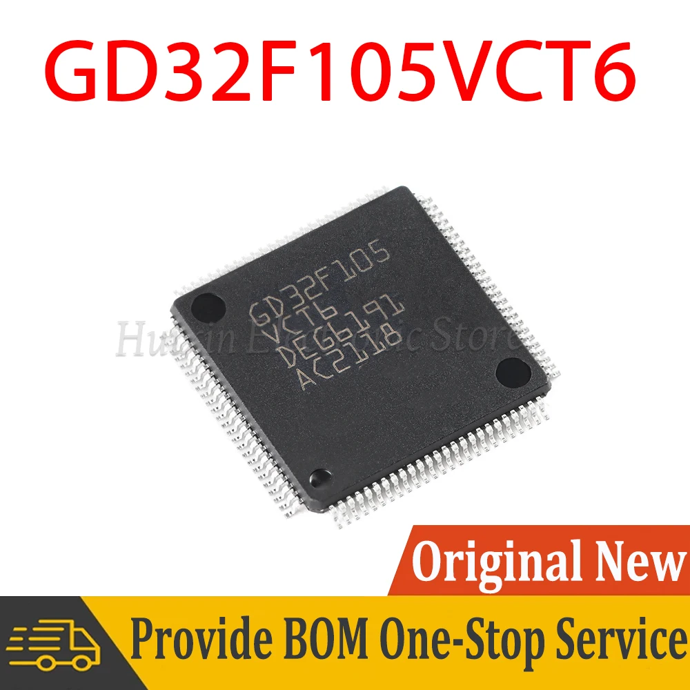 GD32F105 GD32F105VCT6 32F105VCT6 LQFP-100 32 Bit Microcontroller Chip MCU SMD New and Original IC Chipset