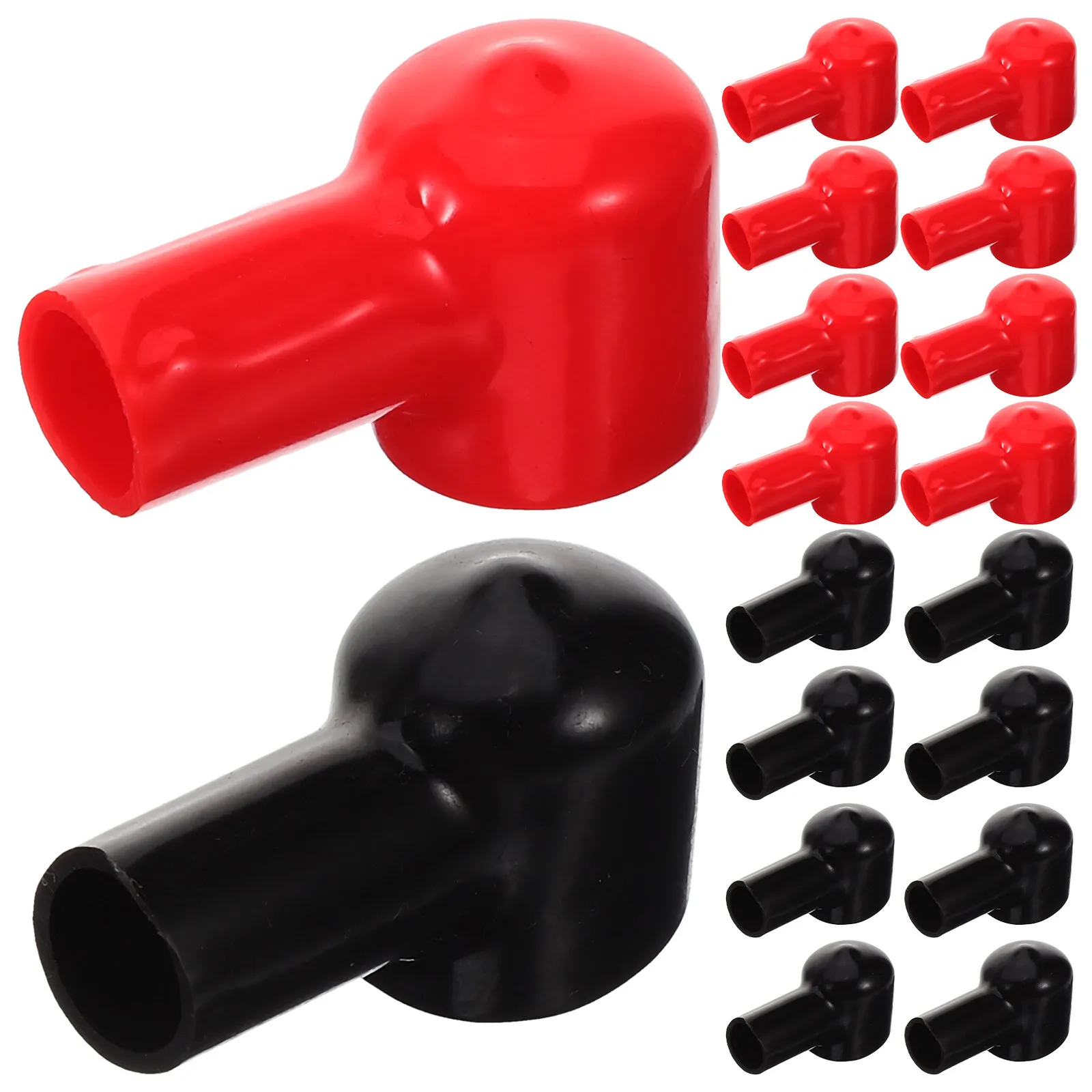 

20Pcs Battery Terminal Protective Covers PVC Insulation Caps Reliable Heat Resistant Car Battery Terminal Protection Kit