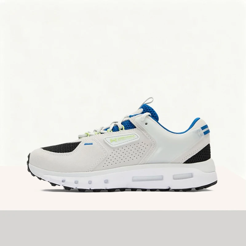 Under Armour Summit Trek White Black Green Stylish Two-Tone Durable Low-Top Lace-Up Running Men Shoe 3028424-102