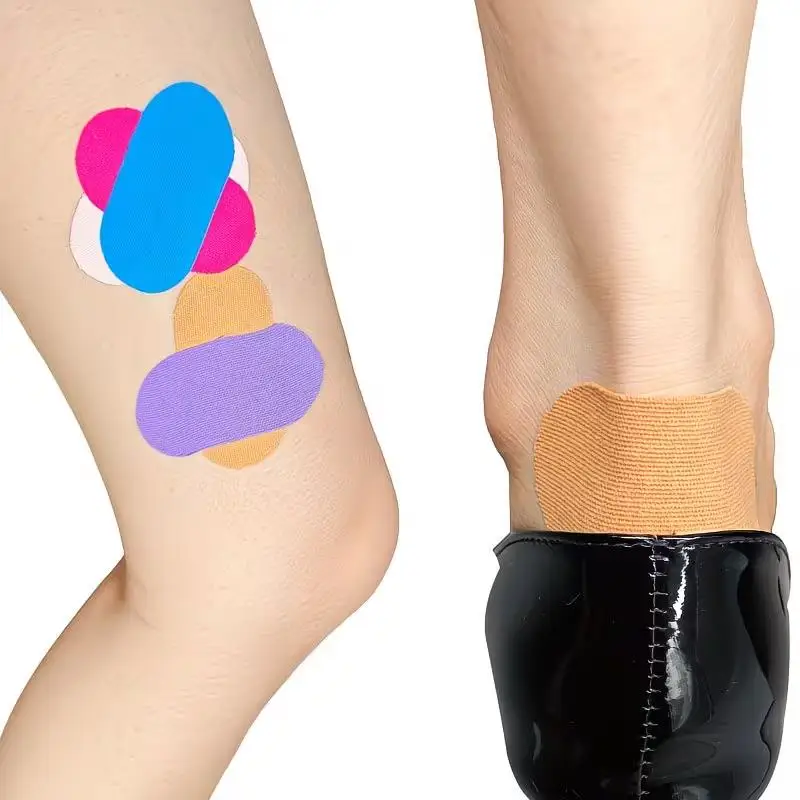 20pcs random Seamless Bandage Stickers – 8-Color Breathable Muscle Patches, for Daily Sports & Use
