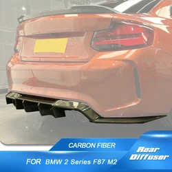 Carbon Fiber Rear Lip Diffuser for BMW F87 M2 M2C Competition Coupe 2016-2018 Valance Lower Bumper Diffuser Lip Splitters FRP