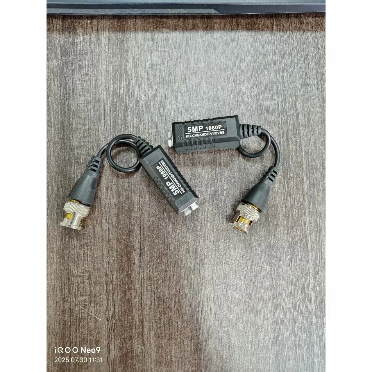

2 Pairs HD CVI/TVI/AHD Video Balun Transceiver For cctv security camera BNC Cat5 CCTV UTP Video Balun