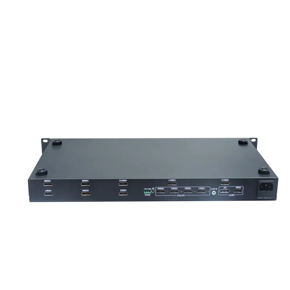 4K video wall controller voor 12 eenheden, soepots 2x6 3x4,4x3,3x3 modus, 4K 60 HZ Multi Video Scherm Processor Splicer, TK-UD12