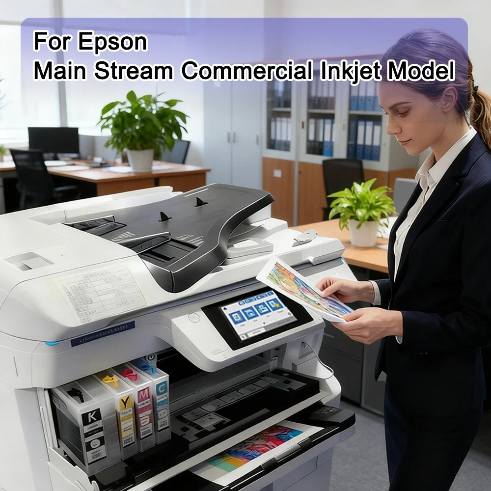 BK-600ml Colors-260ml T04A T04B IB02A IB02B خرطوشة الحبر الملء الفارغة لا رقاقة لإبسون EM-C7100 C7100 WF-C8690 C8190 PX-S7110