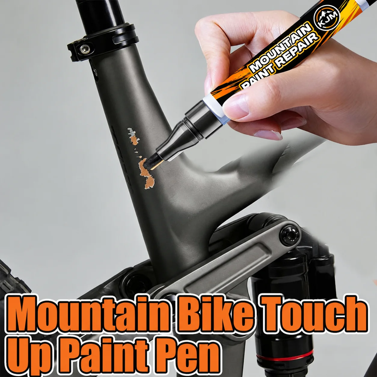 KJM Bike Repair Pen 20ml Mountain Bike Paint Touch Up Pen For Bicycle Frame Scratch Repair Tool Cycling Paint Restoration