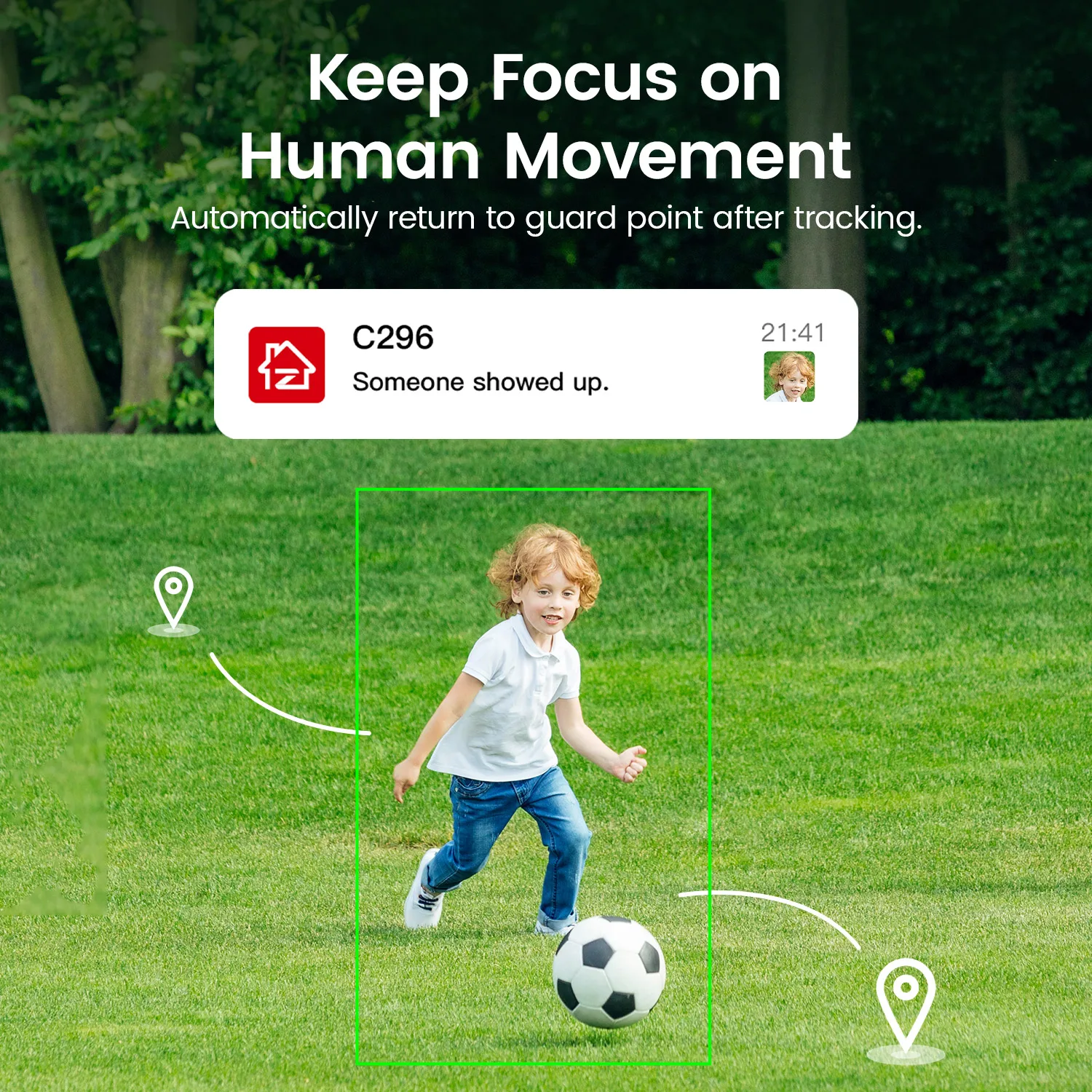 ZOSI C296 8MP/5MP واي فاي 6 كاميرا متحركة 4K HD كاميرا IP خارجية AI كشف السيارات المسار حماية الأمن CCTV مراقبة الفيديو #5