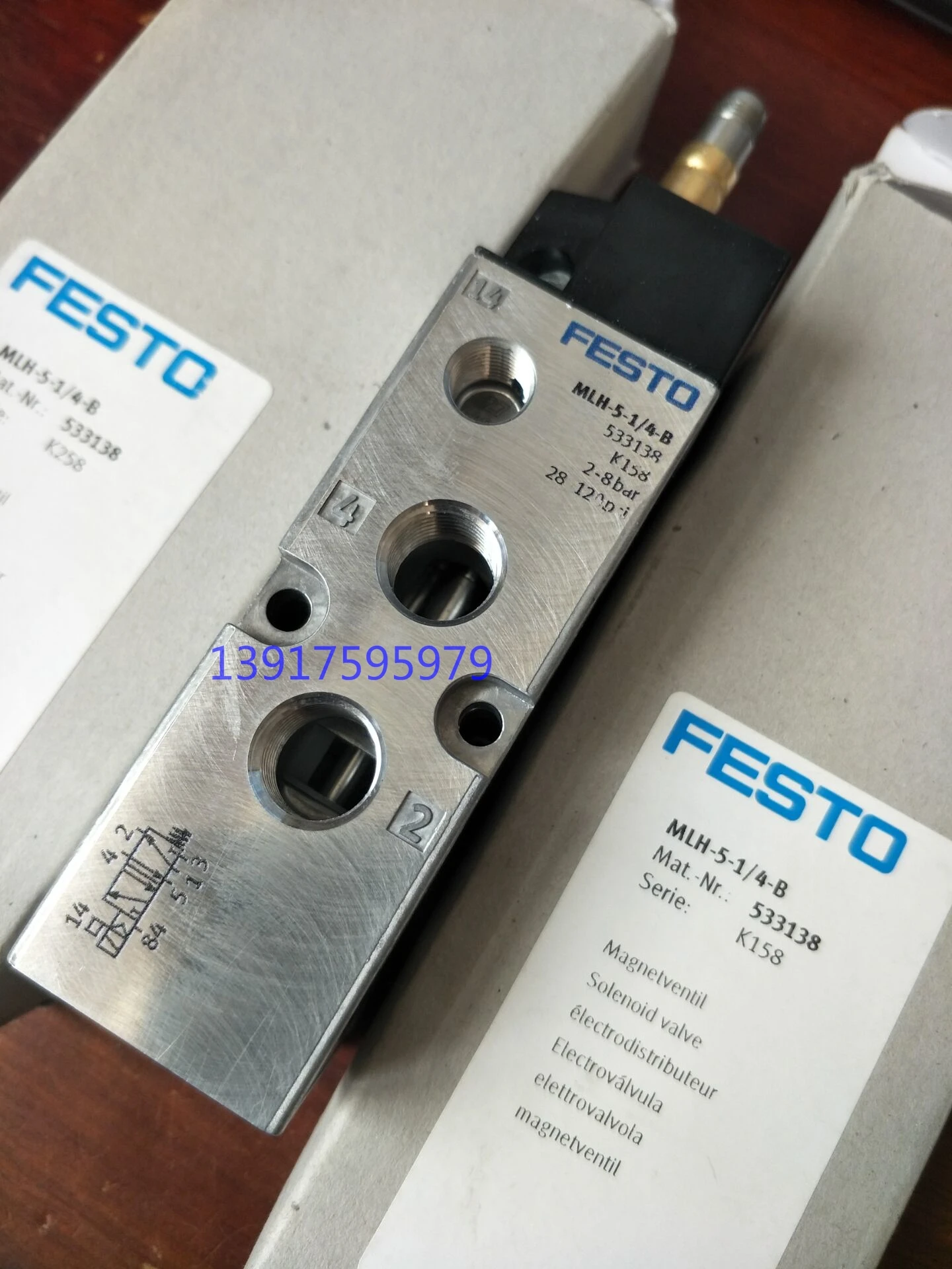 

Festo Электромагнитный клапан FESTO/4-B-VI 114899