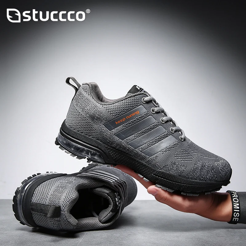 Zapatos vulcanizados para hombre, Zapatillas gruesas con plataforma, De malla, para correr, primavera y otoño