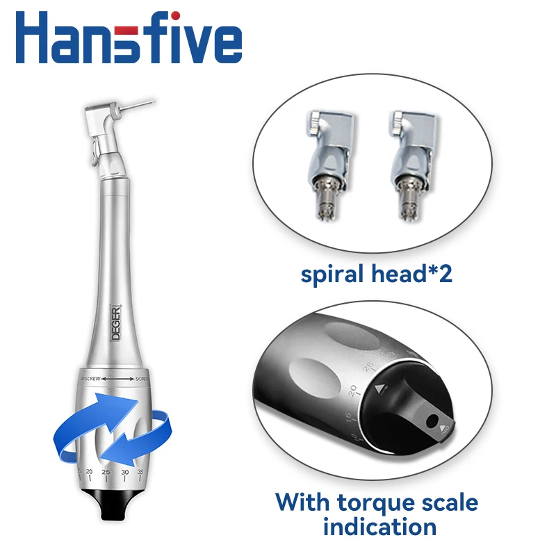 

Hansfive Dental Universal Implants Torque With 12pcs Drivers Wrench Repair Tools Kit Prosthetic Ratchet Screwdriver Instrument