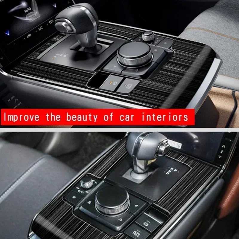 Car Center Console Gear Shift Panel Cover Trim Sticker for Mazda MX-30 MX30 Accessories 2022 2023