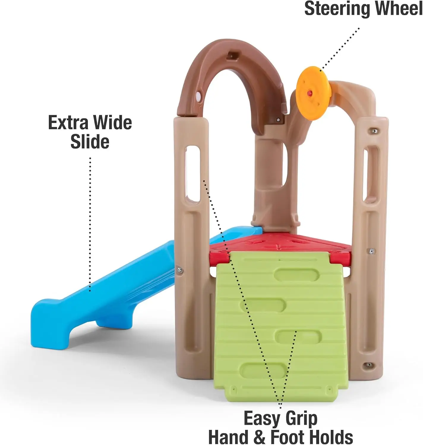 Scalatore di attività Young Explorers: set da gioco per scalatore e attività per interni o esterni per bambini piccoli e bambini, prodotto negli Stati Uniti