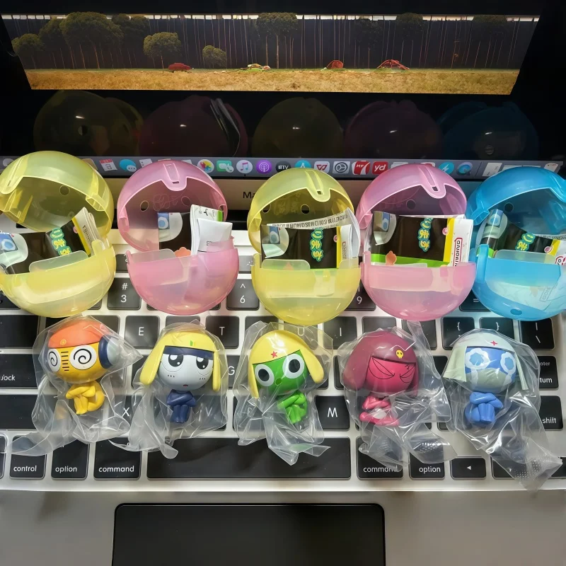 

Оригинальный набор из 5 фигурок Bandai Keroro Gunso Waiting Series, декор для рабочего стола, изысканное исполнение, коллекционный подарок