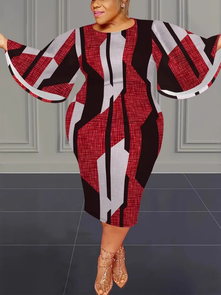 

XL-5XL Одежда больших размеров Платья Женские халаты Лето Осень Свободные уличные повседневные 3XL Большой размер Офисное женское платье миди большого размера