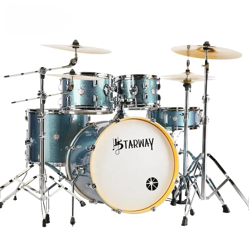 

Барабан Starway Professional Level Jazz Drum Set Музыкальный инструмент Акустический набор для профессионального барабанщика