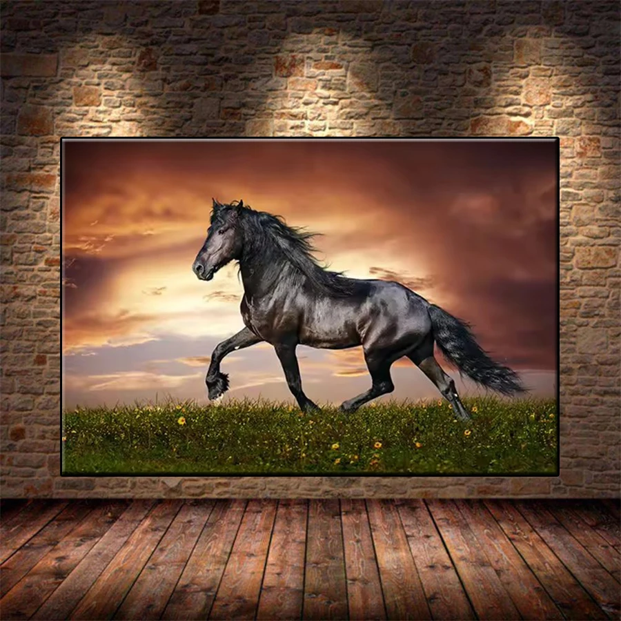 

Diamond Mosaic Picture Kit New Animal and Horse Art Diamond Painting Cross Stitch Adult Decoration Wall Art
