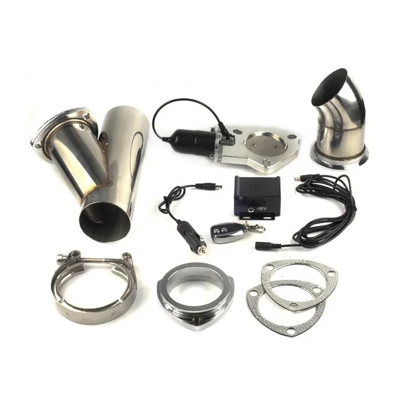 

2.5 3 inch electric exhaust muffler valve cut out system remote switch controller dump exhaust E-cut out bypass valve