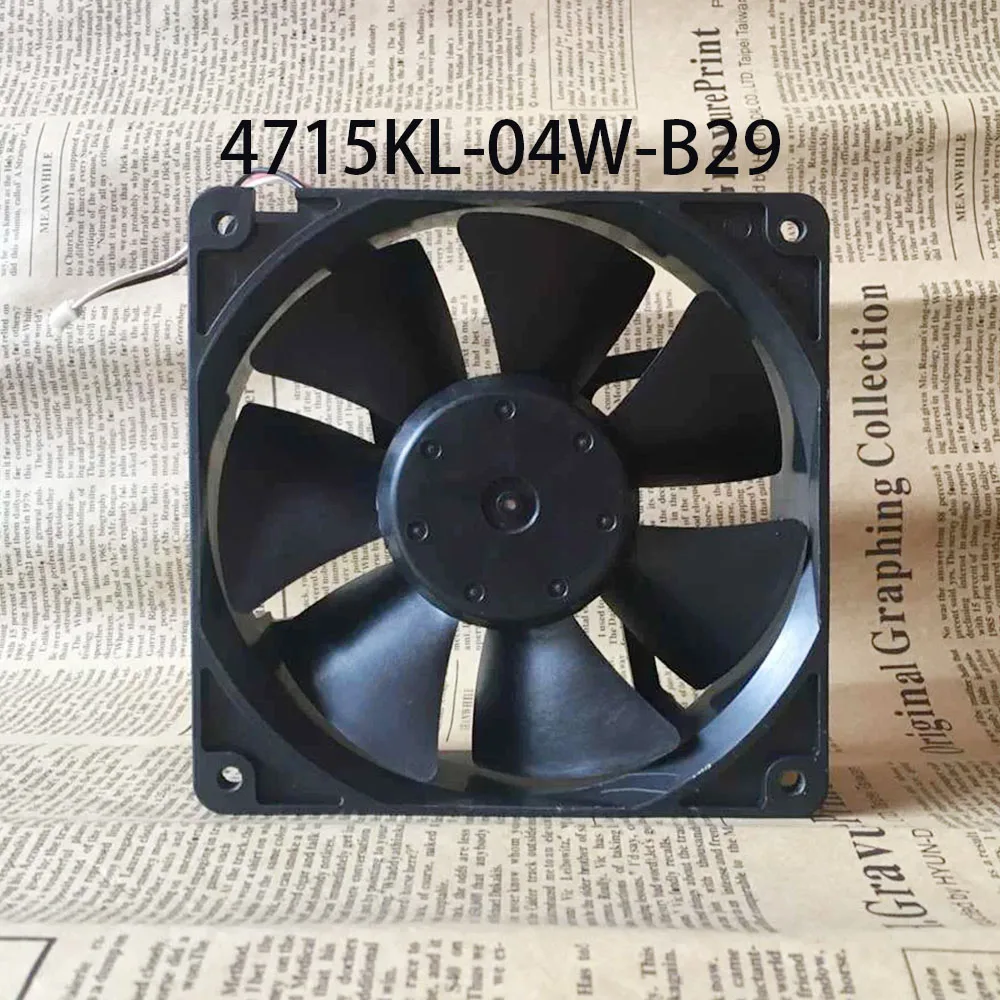 Slim Silent Chassis Cooling Fan 4715KL-04W-B29 12VDC 0.52A 3-wires 120*120*38mm radiator