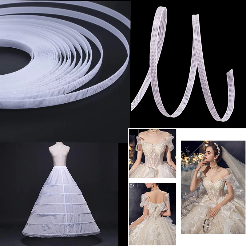 200Yard Polyester Transparent Boning For Corset Wedding Dress Sewing Craft Garment Making Accessories view 3