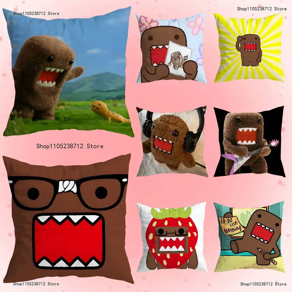 

Cute Domo-kun Pillow Case cute cartoon anime peripheralsBedroom Sofa Decorative Cushion Cover Soft Cushion Cover