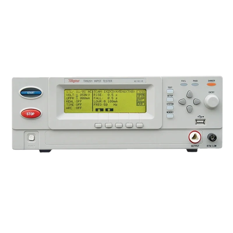 Tonghui TH9200 Series TH9201 Hipot Tester Withstand Voltage Test Instrument TH9201B TH9201C TH9201S ,AC：5KV DC:6KV IR:1KV