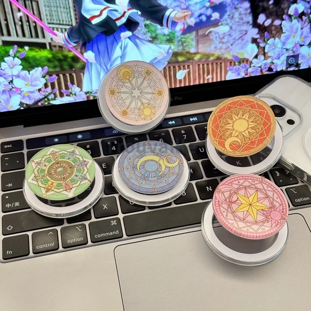 Trouvaille dla Magsafe uchwyt na telefon Tok Griptok magnes magiczne kółka Macsafe uchwyt na telefon akrylowy Griptok Korea Girl Support