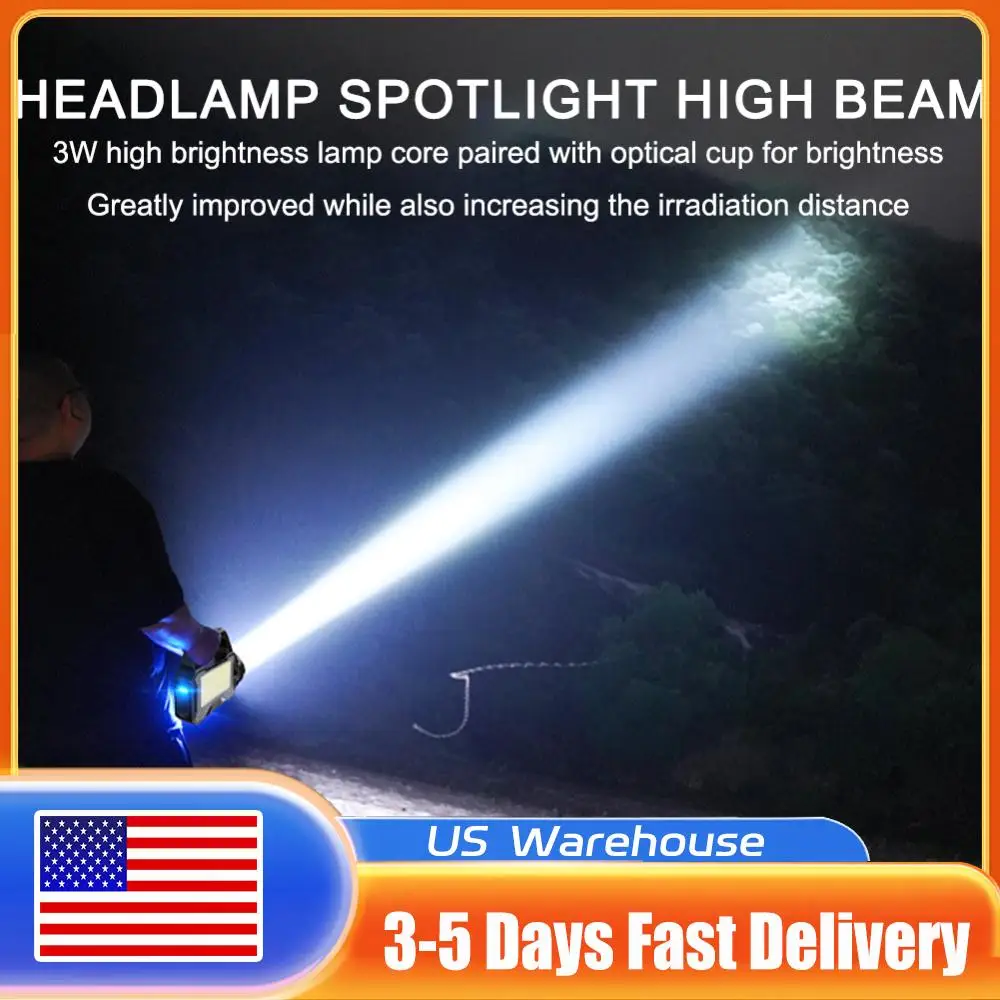 

Солнечный фонарь для кемпинга с зарядкой Type-C, мощный солнечный прожектор, водонепроницаемый ручной прожектор-фонарь COB для использования на улице и в экстренных ситуациях