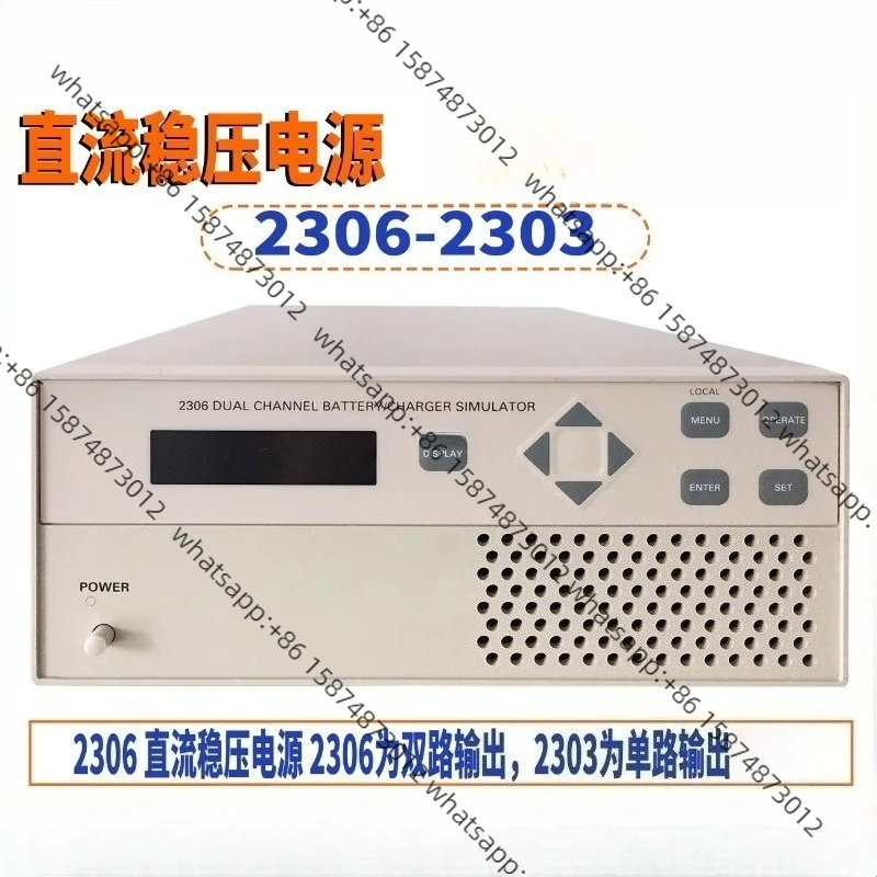 

Keit hley 2306 DC regulated power supply 2303/06 programmable power supply