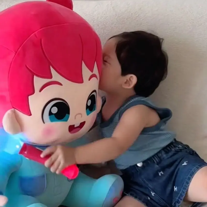 

Плюшевая кукла Bebefinn-милая мягкая игрушка-животное для маленьких детей, приятный компаньон для сна, успокаивающий подарок для безопасности перед сном