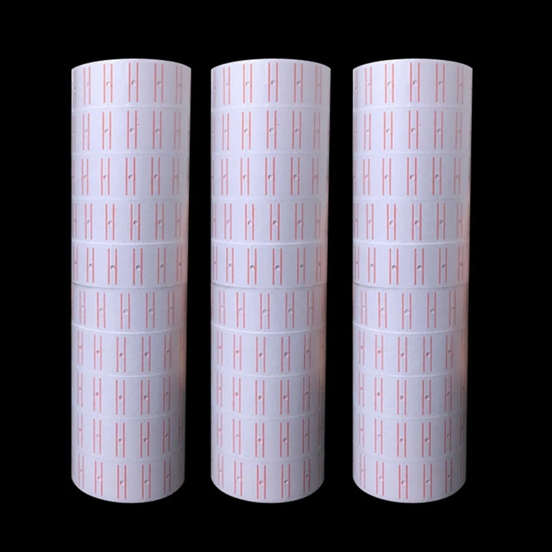 10 rollos etiquetas precios autoadhesivas, etiqueta adhesiva papel sola para etiquetadora pistola