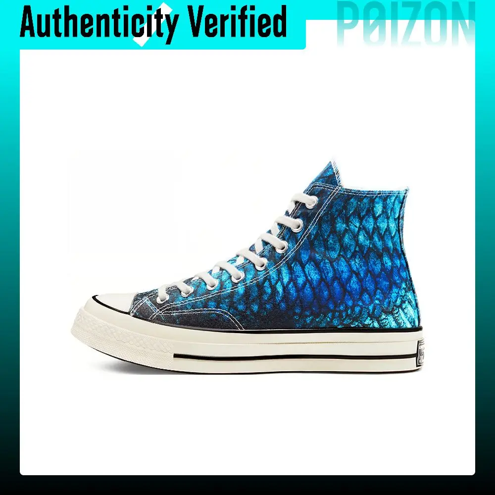 Converse 1970s Canvas Shoes Unisex High Top Blue 167486C