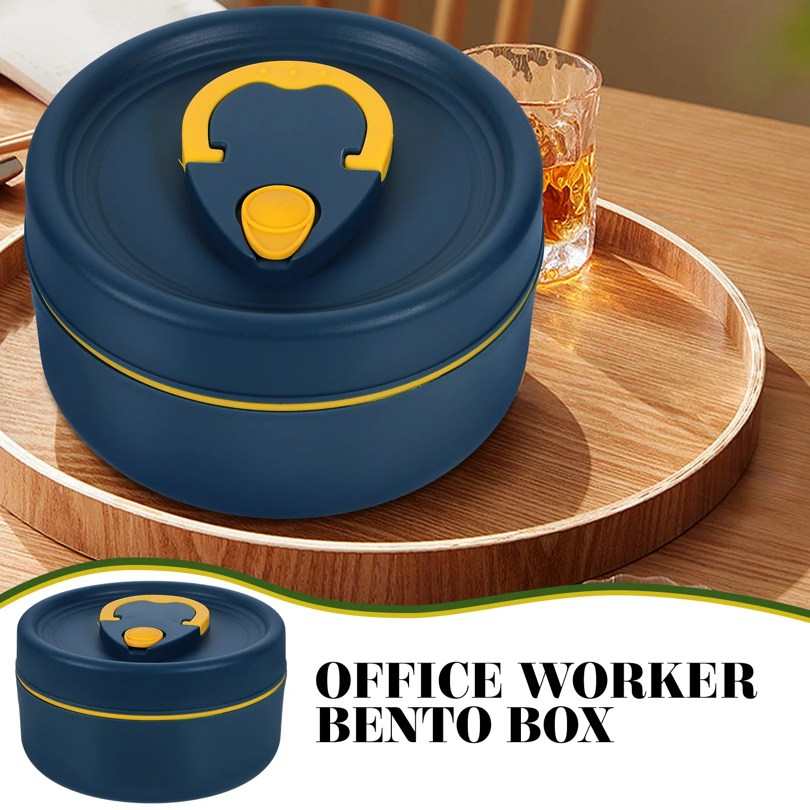 

Portable Lunch Box Bento Salad Container Reusable Lunchable Snack Boxes Household Food Handle Storage Handheld Soup