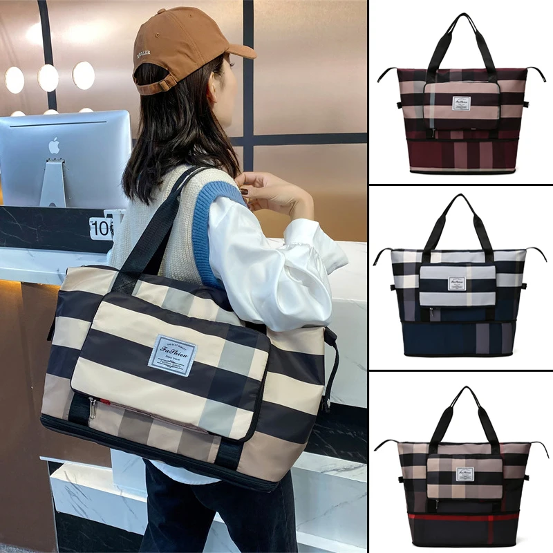 

Женская осенне-зимняя сумка из ткани Оксфорд, сумка через плечо, большая вместительная сумка-тоут для женщин и мужчин