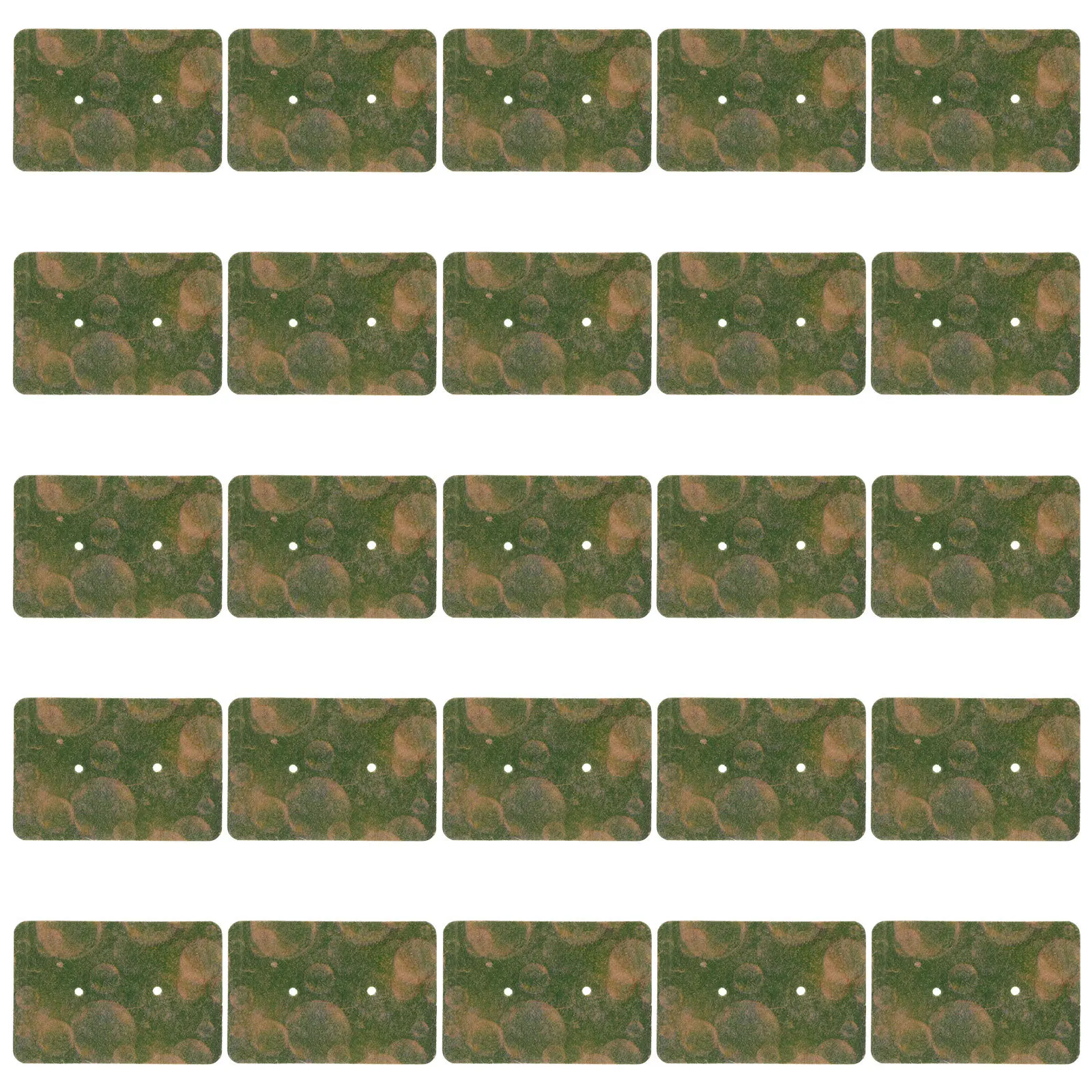 

100Pcs Earring Holder Cards Kraft Paper Jewelry Display Cards for Earrings Packaging Use Necklace Design Board