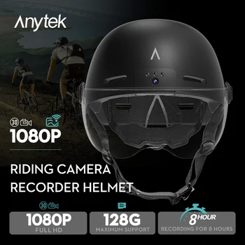 Anytek 2MP 1080P Waterproof Helmet Sports DV Action Camera Bicycle Riding Camera for Motorcycle Video Digital Camera